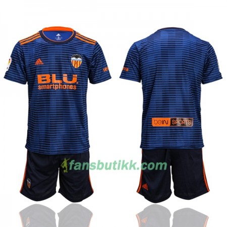 Fotballdrakt Valencia Barn Bortetrøye 2018-2019 Kortermet